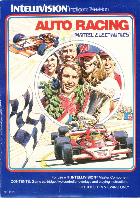 Auto Racing box art for Intellivision